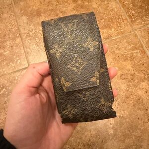Louis Vuitton Brown Monogram Cigarette Holder #LV